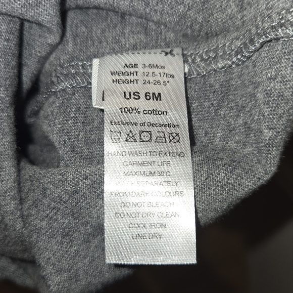 Girls Grey romper size 6-9 months - Picture 4 of 5